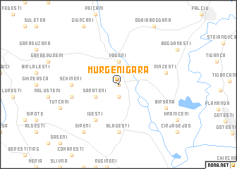 map of Murgeni-Gară