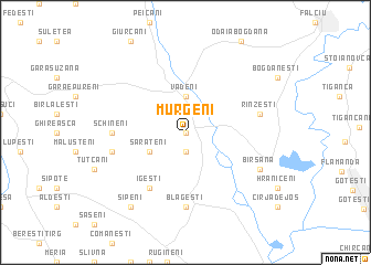 map of Murgeni
