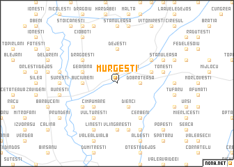 map of Murgeşti