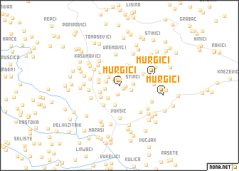 map of Murgići