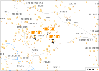 map of Murgići