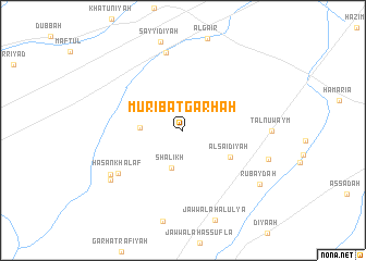 map of Mu‘ribāt Garhah