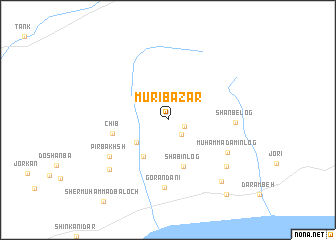 map of Muri Bāzār