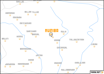 map of Murībā