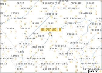 map of Murīdwāla
