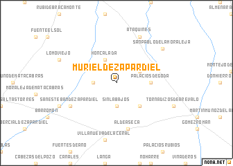 map of Muriel de Zapardiel