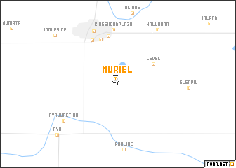 map of Muriel