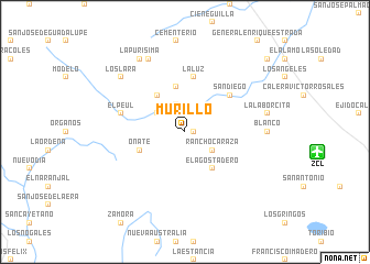 map of Murillo