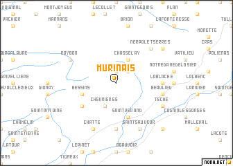 map of Murinais