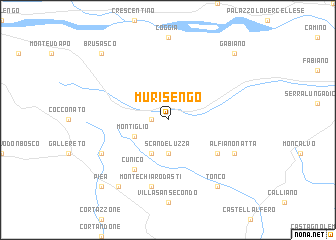 map of Murisengo