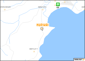 map of Muriwai