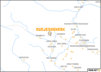 map of Mūrj-e Shahrak