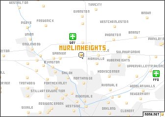 map of Murlin Heights