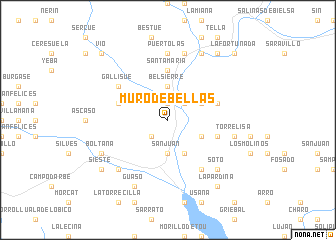 map of Muro de Bellas