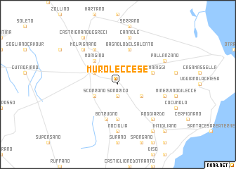 map of Muro Leccese