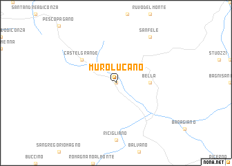 map of Muro Lucano