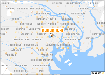 map of Muromachi