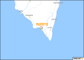 map of Muroto