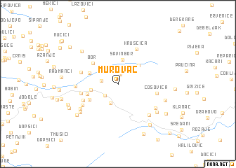 map of Murovac