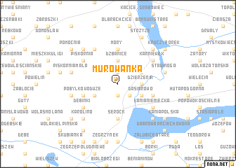 map of Murowanka