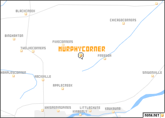 map of Murphy Corner