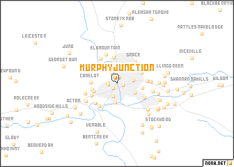 map of Murphy Junction