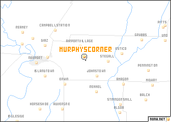 map of Murphys Corner