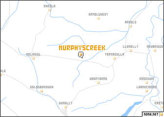 map of Murphys Creek