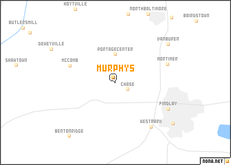 map of Murphys