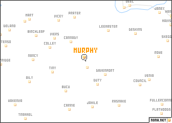 map of Murphy