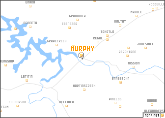 map of Murphy