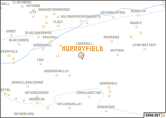 map of Murrayfield