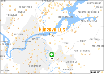 map of Murray Hills