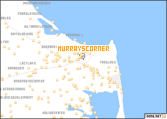 map of Murrays Corner