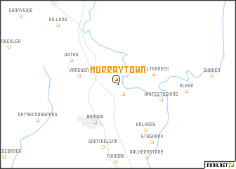 map of Murray Town