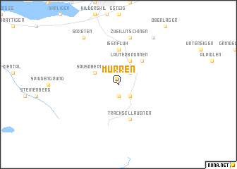 map of Mürren