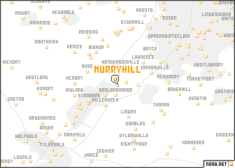 map of Murry Hill