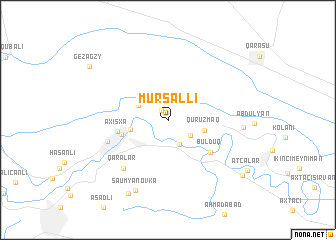 map of Mürsǝlli