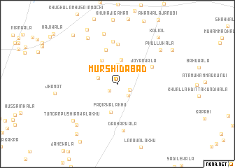 map of Murshidābād