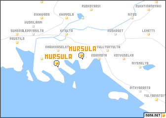 map of Mursula