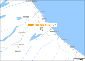 map of Murtafa‘āt Şaḩam
