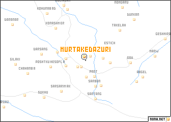 map of Mūrtak-e Dāzūrī