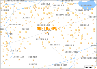 map of Murtazāpur