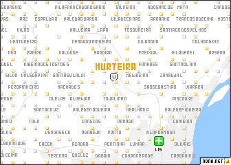 map of Murteira