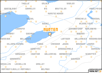 map of Murten