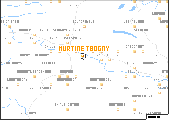 map of Murtin-et-Bogny