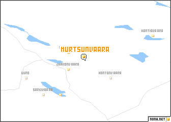 map of Murtsunvaara