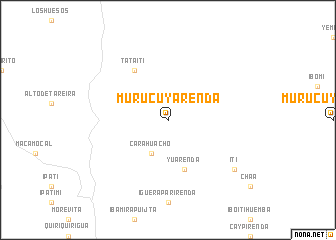map of Murucuyarenda