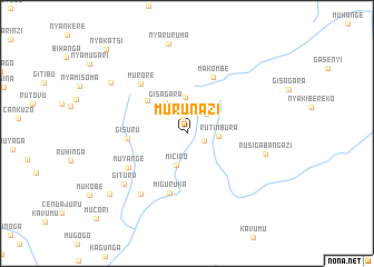 map of Murunazi