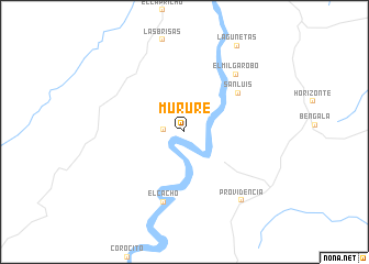 map of Murure